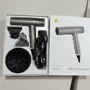 Silver Professional Hair Dryer